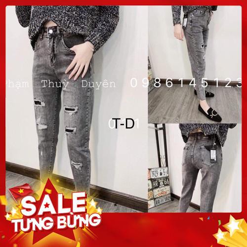 TH158. Quần bò rách và bò đinh sz s-m-l đầm lolita -Hàng nhập khẩu