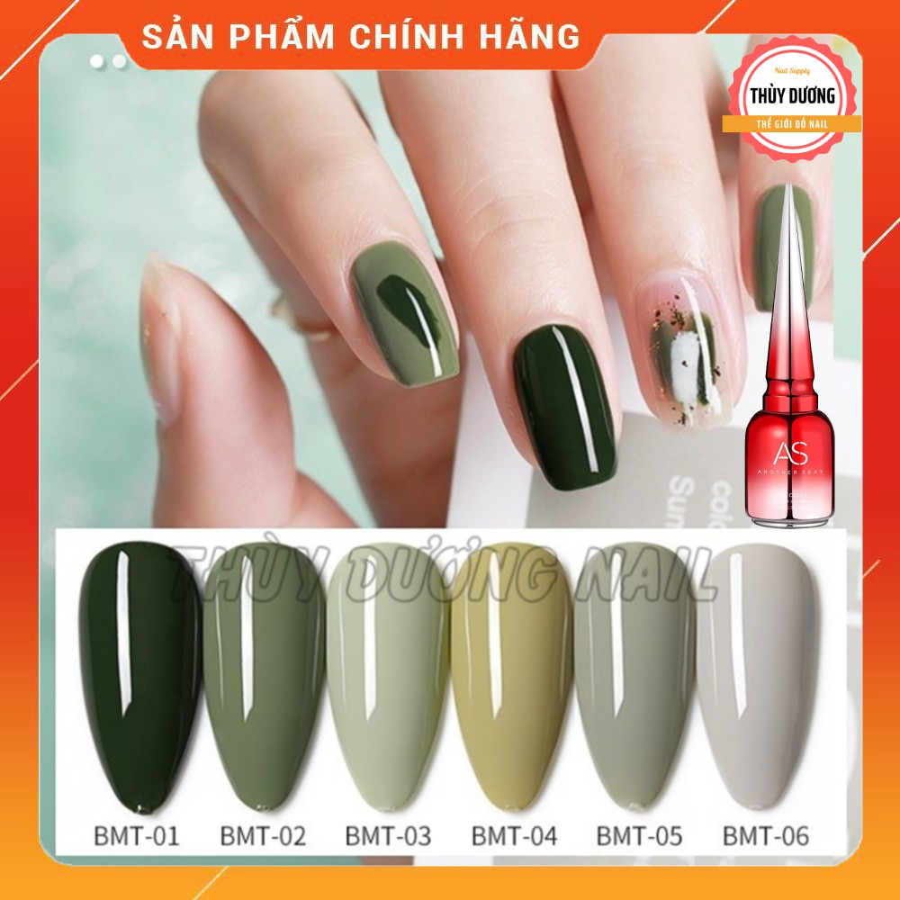 Sơn gel AS chính hãng chai đỏ mã BMT 15ml