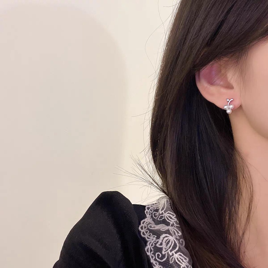 Bông tai nữ nho phong cách Hàn Quốc nữ tính KT62