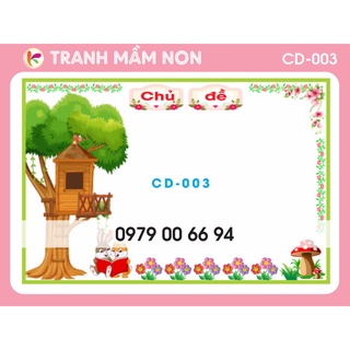 DECAL MẦM NON - GÓC CHỦ ĐỀ (2)