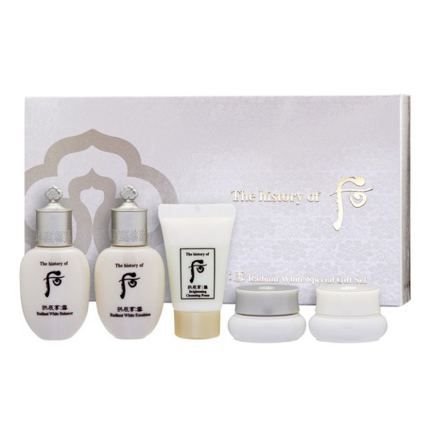 Set Whoo Radiant White Dưỡng Trắng, Giảm Thâm Nám và Chống Lão Hóa 5 sản phẩm