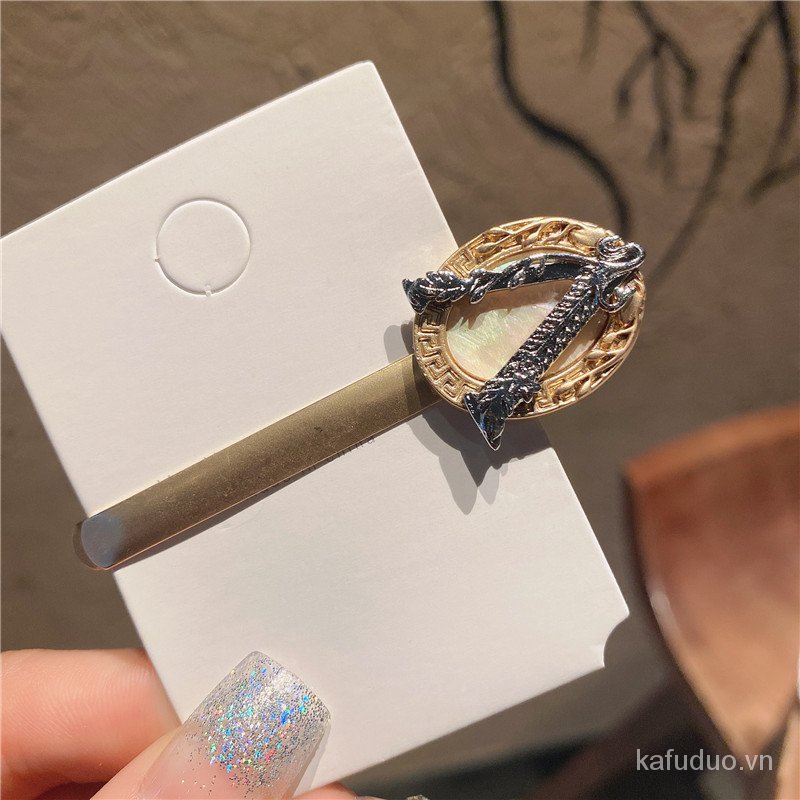 Kẹp Tóc Kim Loại Phong Cách Vintage Âu Mỹ Cho Nữ