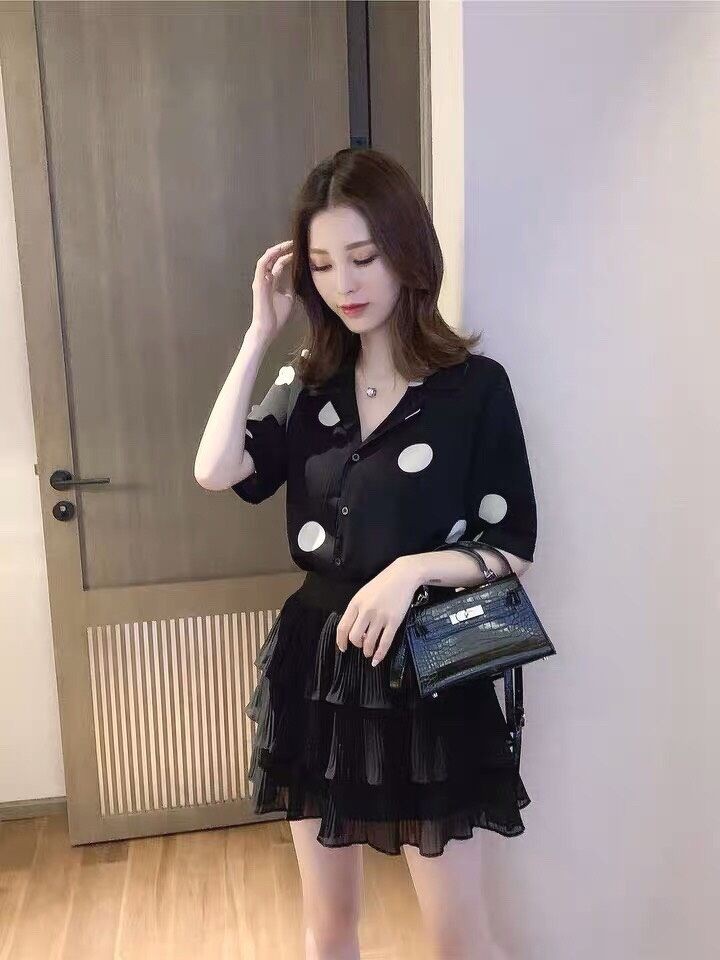 Chân váy tầng kiểu phối cá tính hàng đẹp