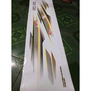 tem rời EZ 110 xe trắng đen