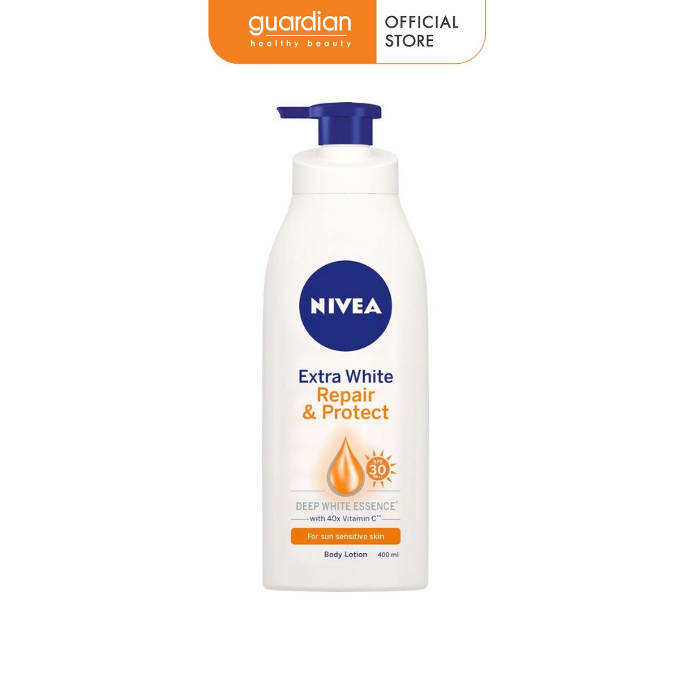 Sữa dưỡng thể dưỡng trắng Nivea giúp phục hồi & chống nắng (350ml)