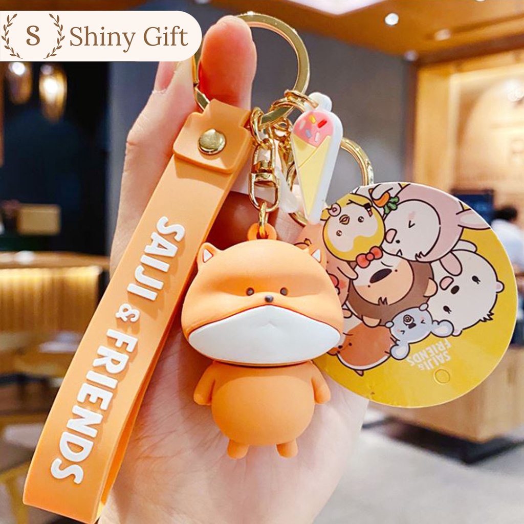 Móc khóa động vật siêu cute hot trend