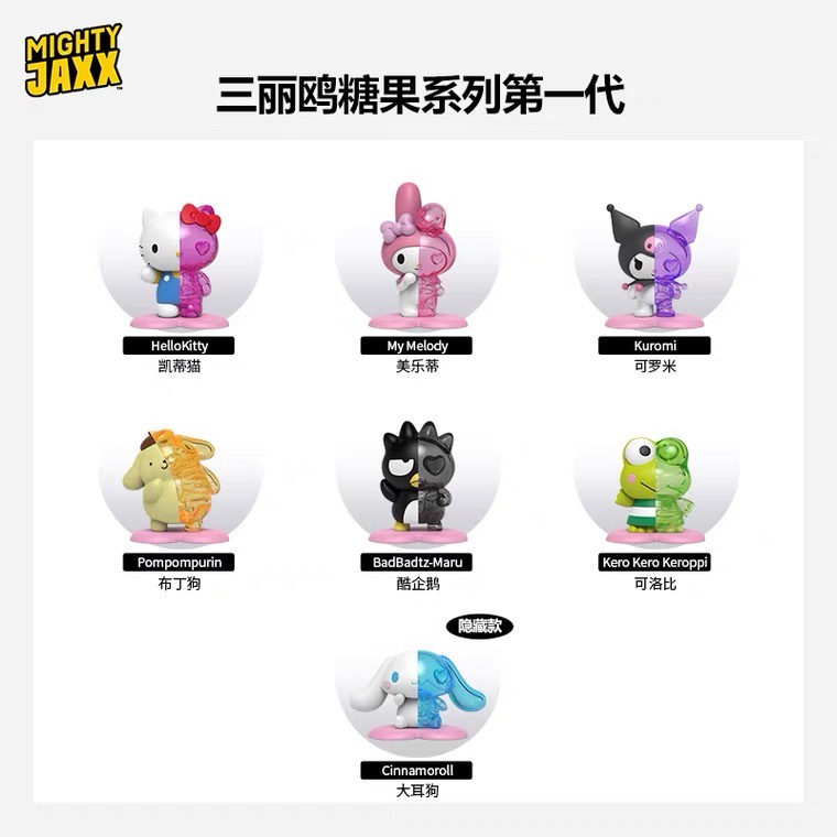 Búp Bê Sanrio Nhân Vật Kandy Half Skeleton Series Hình Nhân Vật Dễ Thương