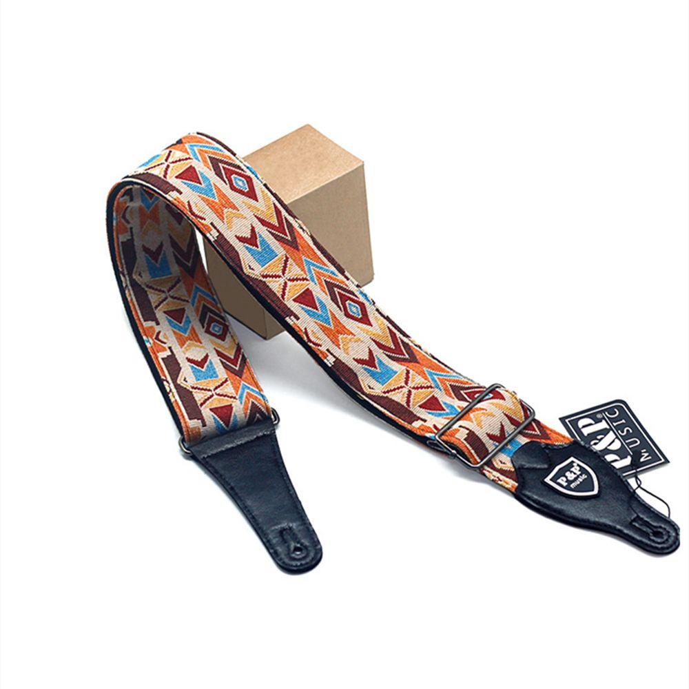 Dây Đeo Đàn Guitar Bass Bằng Cotton Phong Cách Vintage