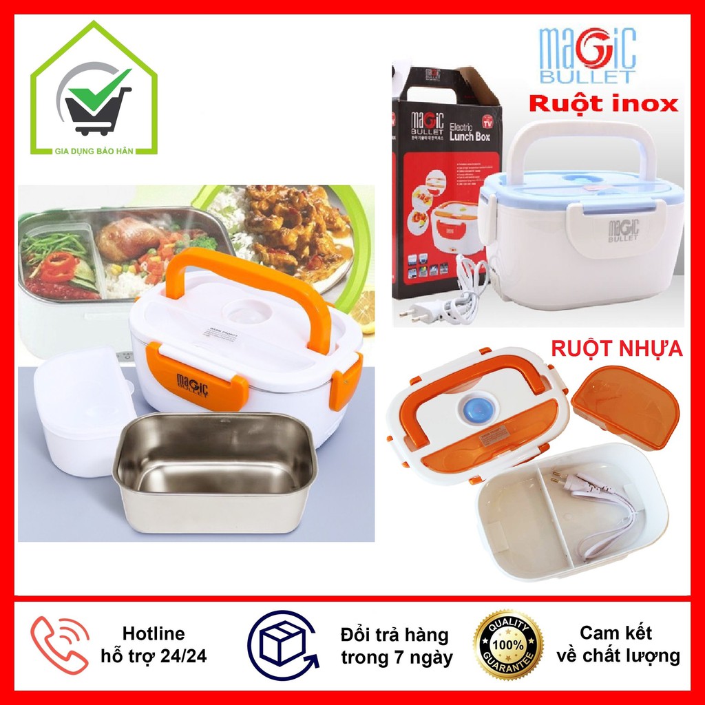 Hộp Cơm Hâm Nóng MAGIC Lõi Nhựa An Toàn Cho Sức Khỏe