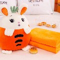 Bộ chăn kèm gối hoa quả hình thú hoa quả cute