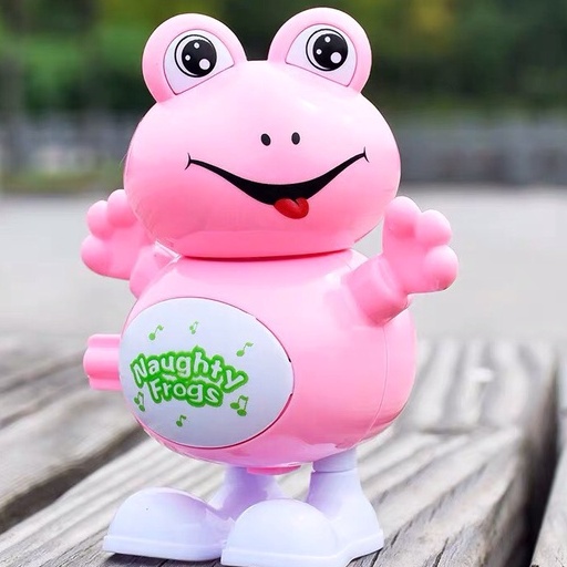 Đồ Chơi Cho Bé💗FREESHIP💗 Đồ Chơi Trẻ Em Ếch Con Chạy Cót Nhún Nhảy , Đầu Có Thể Xoay 360 Độ, Kích Thích Vận Động Cho Bé