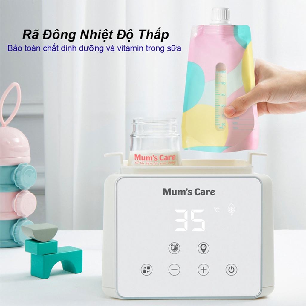 [BH 24 THÁNG 1 ĐỔI 1] Máy Hâm Sữa-Tiệt Trùng  Bình Sữa Đa Năng Mum's Care Smarlov