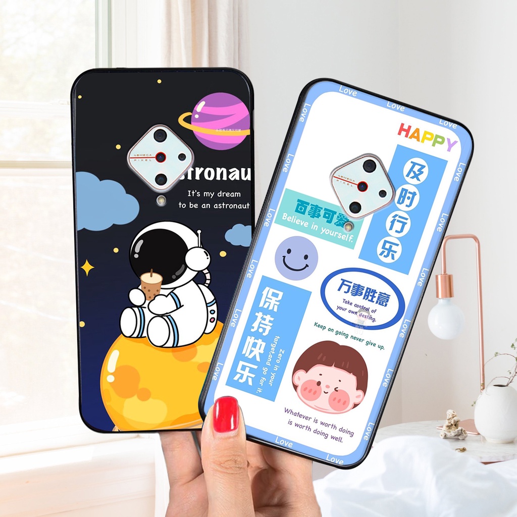 Ốp lưng Vivo S1 PRO in hình 3D GẤU cute be@r, soda, happy day cực hot ,thời thượng