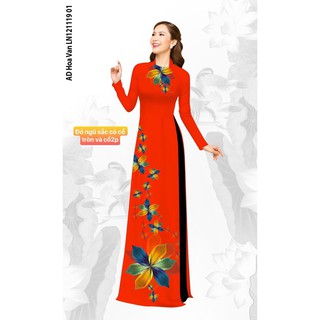 Áo Dài Thiết Kế Siêu Phẩm Lụa Nhật Siêu Đẹp