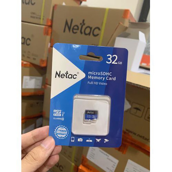 Thẻ nhớ Netac 32Gb Class 10 chuyên camera