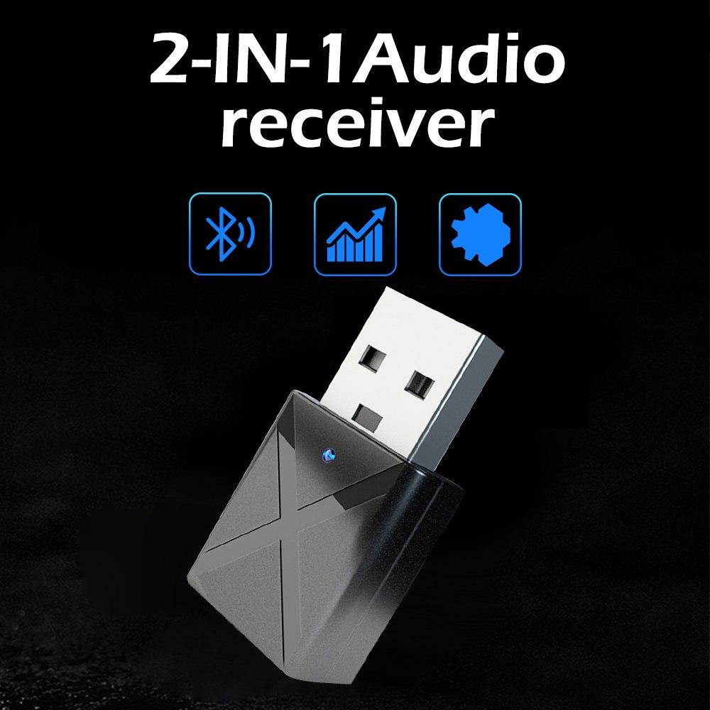 Bộ Thiết Bị Truyền Tín Hiệu Âm Thanh Bluetooth 5.0 2 Trong 1 Jack 3.5mm Aux A2Dp, Avrcp Cho Pc Tv/Tai Nghe | BigBuy360 - bigbuy360.vn