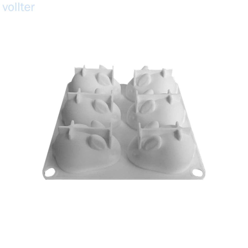 Khuôn làm bánh mousse bằng silicon 6 ô hình động vật 3D