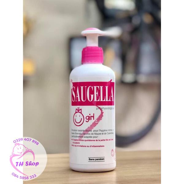 Dung Dịch Vệ Sinh Bé Gái Saugella Girl 200ml Pháp, Saugela