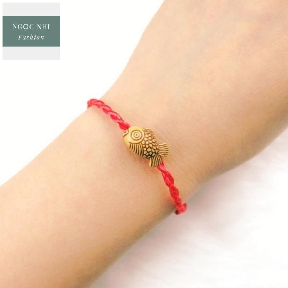 Vòng tay dây chỉ đỏ  Sale 1K mang lại ý nghĩa may mắn, Bình an nét văn hoá Phương Đông - Giao ngẫu nhiên