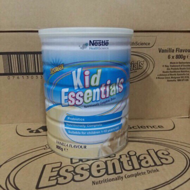 Sữa kid essentials Úc 800g