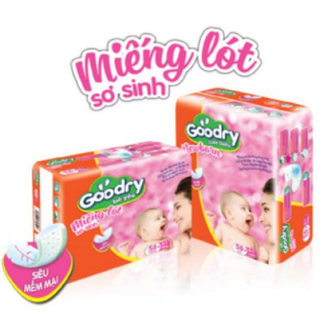 72 miếng lót sơ sinh Goodry size Newborn 1 cho bé sơ sinh