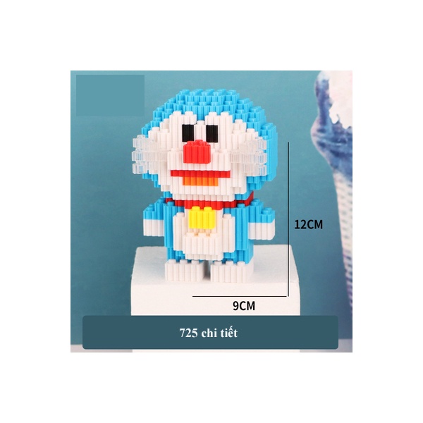 Lego nhân vật hoạt hình 3D, Lego Đội bay siêu đẳng, doraemon, siêu anh hùng Marvel, Luffy, quà tặng sinh nhật