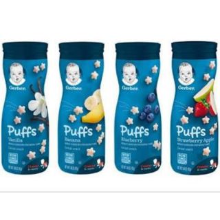 Bánh ăn dặm Gerber graduates puffs đủ vị cho bé