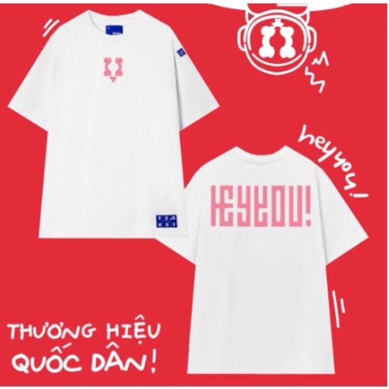 pass áo local brand heyyou trắng hồng