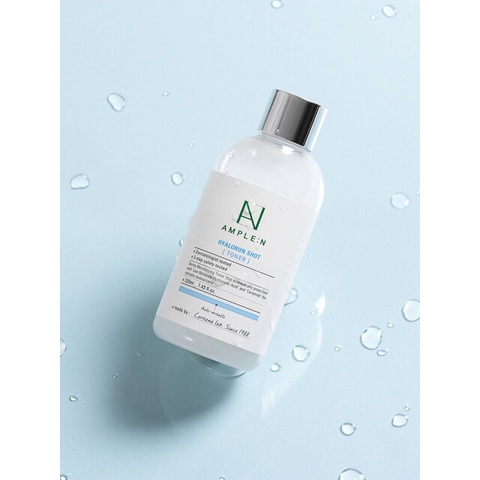 Nước Hoa Hồng Cấp Ẩm Chuyên Sâu Ample:N Hyaluron Shot Toner 220ml