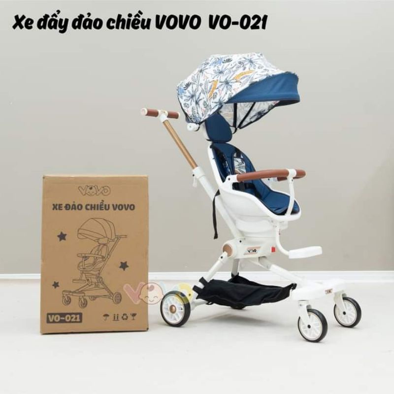 Xe đẩy gấp gọn 2 chiều nằm ngồi ngả nhiều tư thế Vovo 021