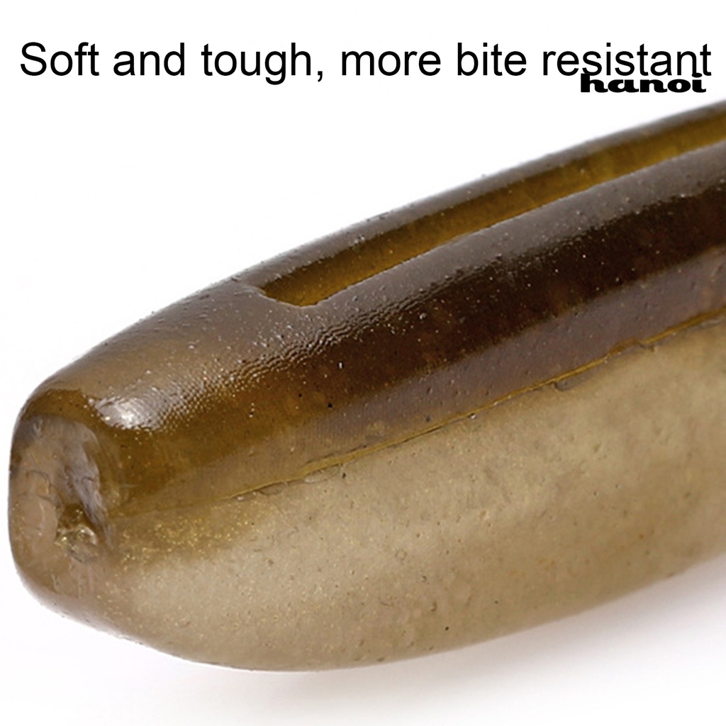 Set 20 mồi câu cá nhân tạo bằng silicon mềm 5.5cm màu dạ quang