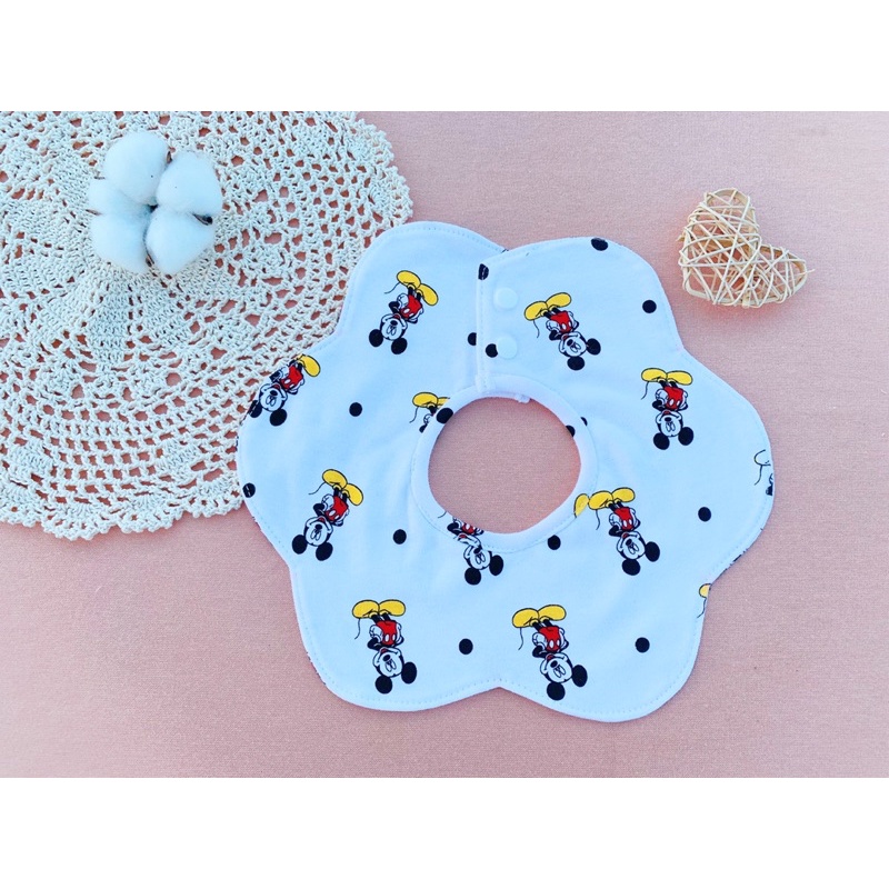 Yếm Tròn 360 Chất cotton xuất dư cho bé trai