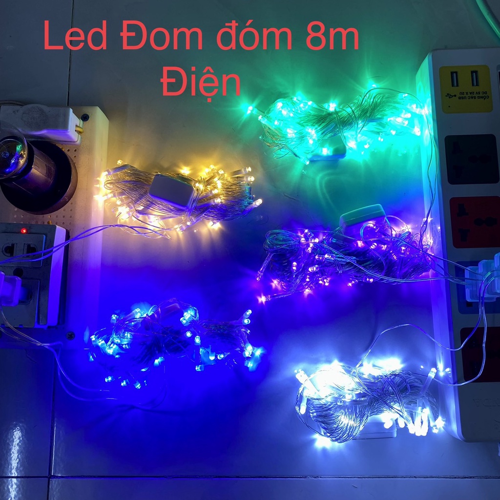 DÂY ĐÈN LED 7.5M BÓNG ĐOM ĐÓM VÀNG NẮNG KHÔNG CHỚP
