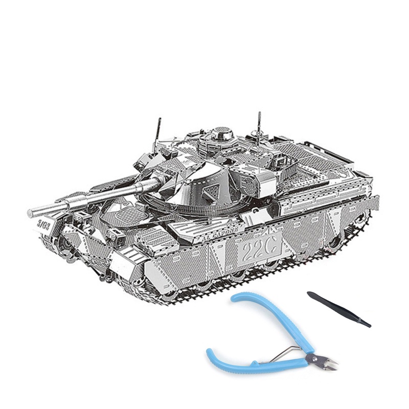 Bộ Đồ Chơi Lắp Ráp Mô Hình Xe Tăng 3D DIY Bằng Kim Loại Dành Cho Trẻ Em Và Người Lớn
