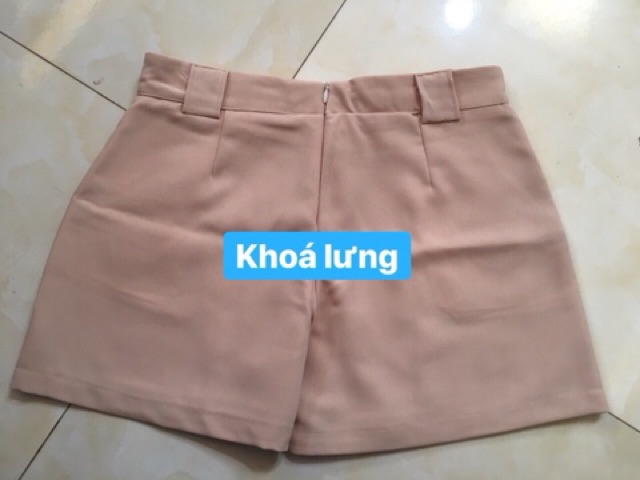 Quần short nữ công sở ly trước ( không kèm đai) | WebRaoVat - webraovat.net.vn