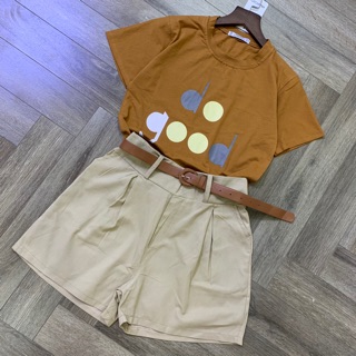Set áo quần short màu