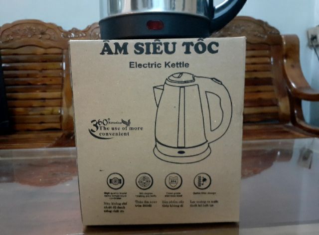 ✔ẤM ĐUN NƯỚC SIÊU TỐC ELECTRIC KETTLE SM-05 1.8 LÍT