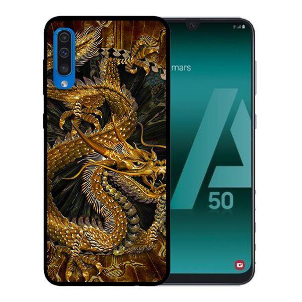 Ốp Lưng Samsung A50 - Rồng Nền Đen