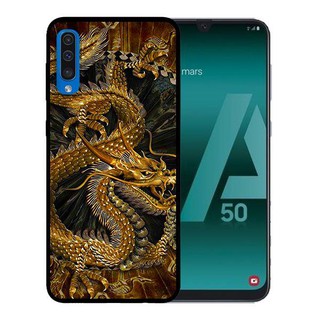 Ốp Lưng Samsung A50 - Rồng Nền Đen