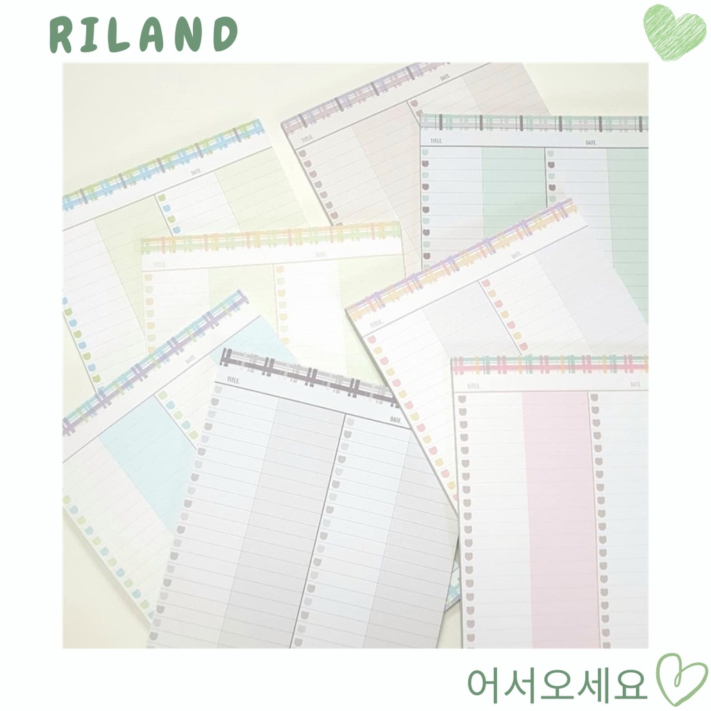 TẬP GIẤY NOTE WORD LIST B5 KẺ CARO  HỌC TỪ VỰNG, GHI CHÚ - tạp hóa Riland