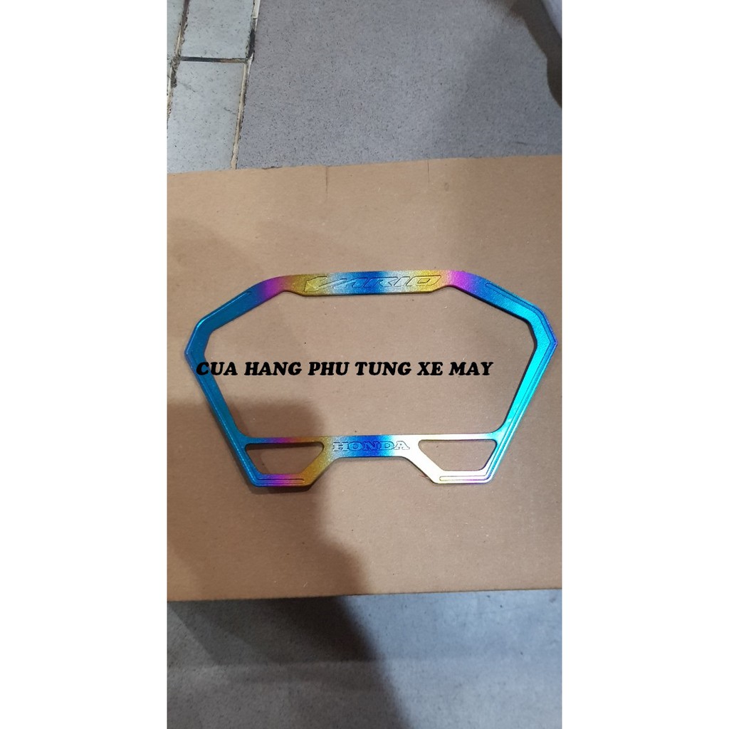 Ốp viền đồng hồ gắn VARIO 2018 - 2020 titan