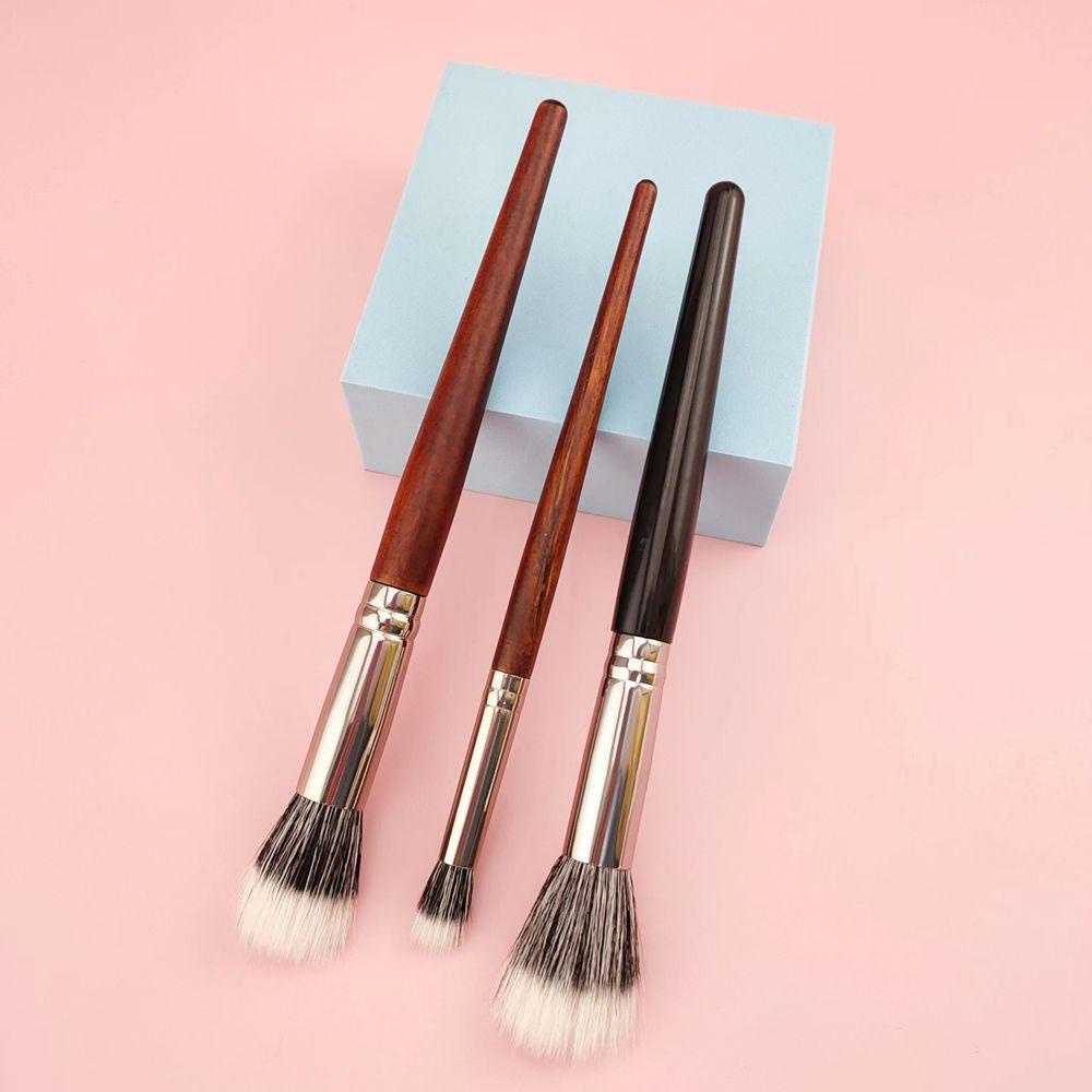 Cọ Trang Điểm Tán Phấn Nền Phấn Má Hồng Bắt Sáng Da Sợi Dê Kích Thước Nhỏ Gọn Dành Cho Người Mới