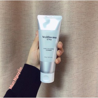 [ CÓ SẴN ] Sữa rửa mặt sáng da Wellderma G Plus Embellish Essence Cleanser
