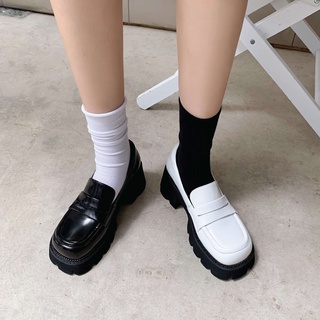 Giày Loafer nữ LYNX da thật 6cm