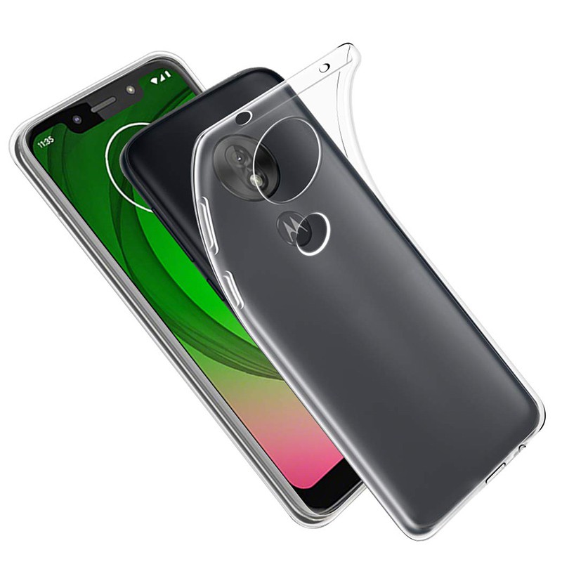 Ốp điện thoại TPU silicone trong suốt cho Motorola Moto G3 G4 G5 E4 C G5S G6 Plus Z Force Z2 Z3 E5 G6 G7 Play X4