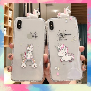 Ốp Lưng Iphone Silicon dẻo bảo vệ máy tốt Chống Sốc My Unicorn - C011