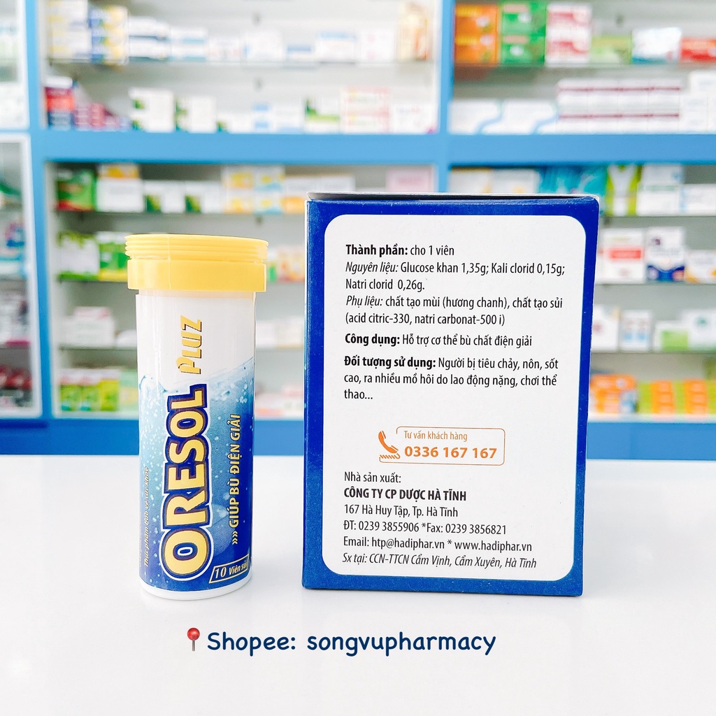 Viên sủi bù điện giải Oresol Pluz