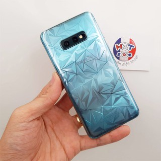 Miếng dán mặt lưng 3D vân kim cương cho S10E