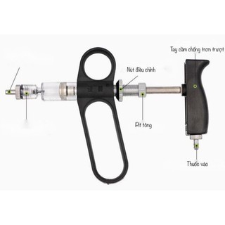 Xi lanh tự động 2ml tiêm gà vịt