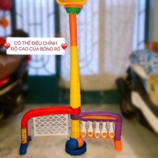 Bộ bóng rổ 3in1 grow cho bé